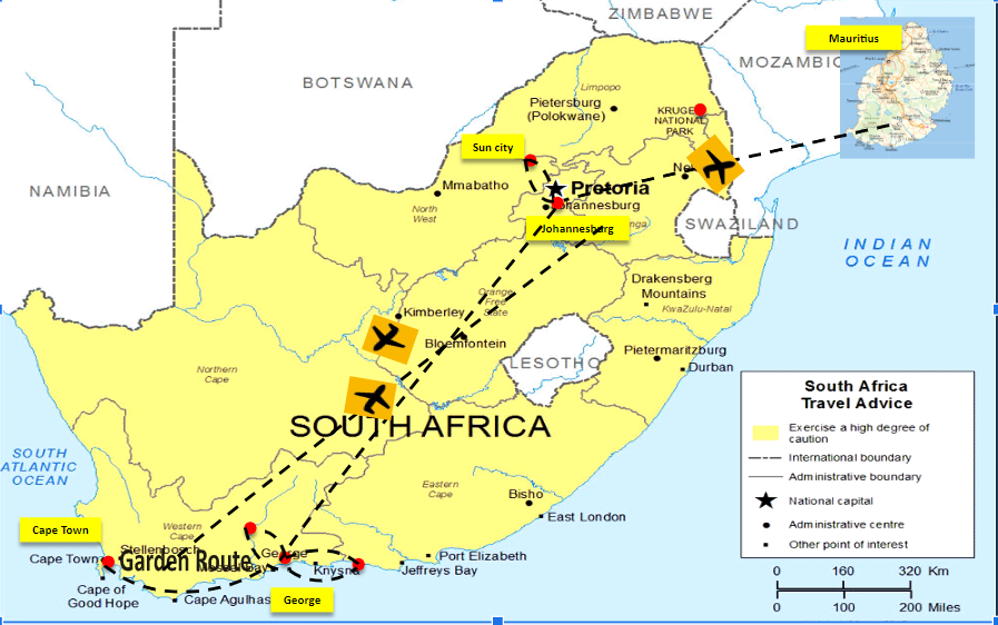 South Africa Map