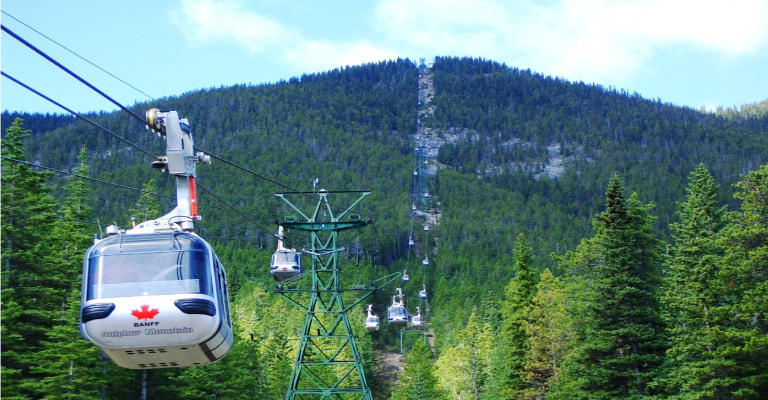 Gondola on Sulphur Mountain